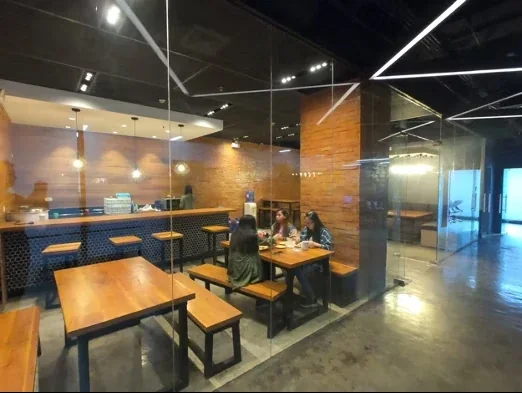 Pantry and dining area at OutForce's Ortigas office